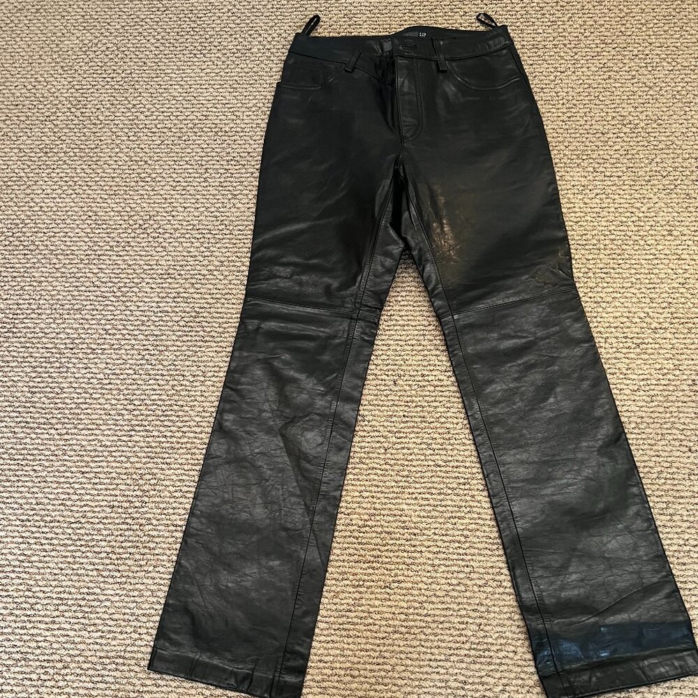 GAP Genuine  Leather Pants